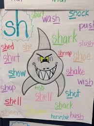 sh sound anchor chart reading kindergarten anchor charts