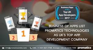 They were also awarded the title of top b2b companies uk 2020 and top developers uk 2019 by clutch. Business Of Apps List Promatics Technologies As Uk S Top App Development Company Whatech