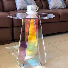 Tangkula glass coffee table, 42.5 l × 20 w ×14 h, acrylic coffee table, clear tempered glass coffee table, international occasion tea table, waterfall table with rounded edges (clear glass) 4.8 out of 5 stars. Factory Customizable Rainbow Acrylic Coffee Coffee Table Small Side Table China Coffee Table Acrylic Coffee Table Made In China Com