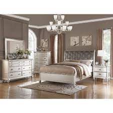 Saveria 5 Piece Bedroom Set Free Shipping Today Overstock Com 19671926 Mobile Silver Bedroom Furniture 5 Piece Bedroom Set King Bedroom Sets