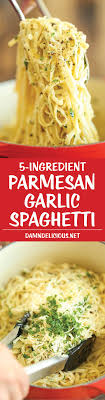 Parmesan Garlic Spaghetti Recipe Food Recipes Food Drink Italian Recipes