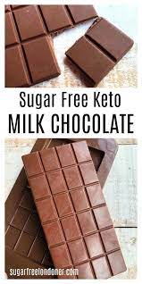 Don T Waste Money On Expensive Shop Bought Keto Chocolate You Can Make Your Own Creamy Milk Chocolat Keto Milk Milk Chocolate Recipes Low Carb Recipes Dessert
