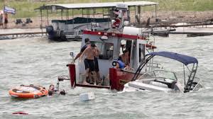 several boats sink during parade in