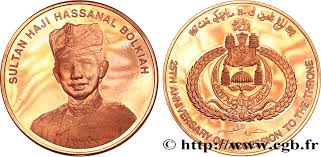 Hassanal bolkiah is the sultan of the oil rich sultanate of brunei. Brunei Medaille 25e Anniversaire De L Accession Au Trone Du Sultan Haji Hassanal Bolkiah Fme 614104 Medals