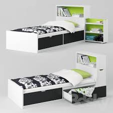 3d Models Bed Ikea Flaxa Bed Headboard Cama Ikea Cabeceras De Cama Diseno De Cama Para Ninos