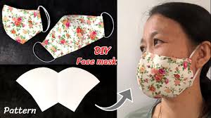 This type of mask has never appeared on youtube channels. Diy Face Mask With Nose Wire New Pattern Youtube