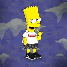 We have amazing background pictures carefully picked by our community. Simpson Supreme Wallpaper Hd Elsetge Bart Simpson Middle Finger 720x720 Download Hd Wallpaper Wallpapertip