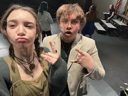 BTS of our upcoming show “Falling Through You” by West Ashley Highschools  own Sydney Maxwell . Come out and support our show