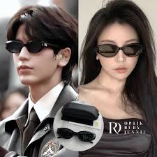 Jual Sunglass minus Optik Ruby Gale diamond kacamata abu hitam aksesoris  fashion wanita artis kpop dewasa