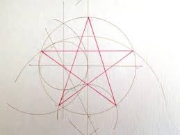 How To Draw A Perfect 5 Point Star What You Ll Need For The Perfect Star Pencil Eraser Protractor Black Marker Good Geometric Drawing Pentagram Anime Tutorial