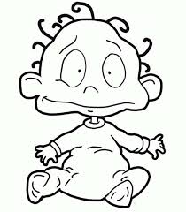 Get free printable coloring pages for kids. Dil Pickles From The Rugrats Coloring Page Color Luna
