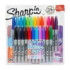 Sharpie Permanent Fine Point Markers Assorted Colors Pack Of 24 By Office Depot Officemax Sharpie Marker Set Sharpie Fine Sharpie Pens