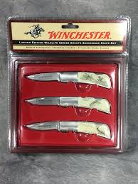 Pride g10 red limited edition. Value Of 2006 Winchester Limited Edition Wildlife Series Ersatz Scrimshaw Knife Set Nip Iguide Net