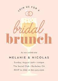 Gather ideas for a lovely fete from this bridal brunch designed by a pro. Bubbly Brunch Bridal Shower Invitations By Basic Invite