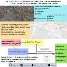 Elemen peta adalah segala sesuatu yang harus ada pada peta atau bagian mana yang harus interpretasi simbol peta adalah karakter khusus pada peta yang mewakili objek yang ditugaskan. Interpretasi Peta Dan Pengolahan Citra Pengindraan Jauh Terkait Jaringan Transportasi Geohepi