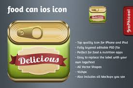 Canned Food Ios App Icon Ios App Icon Nutrition App App Icon