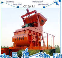 Concrete Batching Plant Use 500L Horizontal Forced Concrete Mixer Supplier  (JS500)