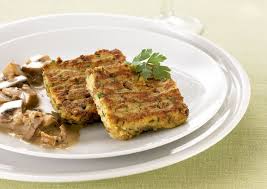 linsen griess schnitten an steinpilzsauce rezept steinpilzsauce lebensmittel essen rezepte