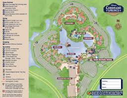 disney s coronado springs resort map theme park professor