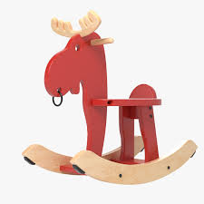 Walmart.com has been visited by 1m+ users in the past month 3d Wooden Moose Toy Model