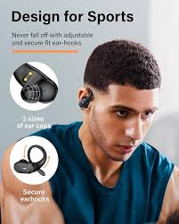 Amazon.com: BOLOXA Wireless Earbuds, 70H Playtime Ear Buds, Bluetooth 5.3  Headphones, Sports Earphones with Earhooks, Wireless Charging Case with LED  Power Display, Black : Electronics