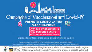 A darne notizia il presidente del veneto, luca zaia, nel corso del quotidiano punto stampa covid presso la sede della protezione civile di marghera. Emergenza Covid Sul Portale Dell Ulss 3 Aperta La Prenotazione Per Il Vaccino Alle Categorie Interessate Comune Di Venezia Live Le Notizie Di Oggi E I Servizi Della Citta