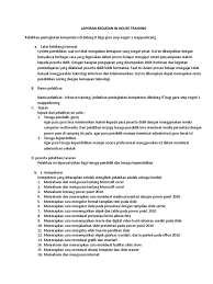 Kumpulan contoh cv / resume / daftar riwayat hidup contoh cv untuk yang belum memiliki pengalaman kerja berikut ini adalah beberapa template resume yang menarik dan kreatif yang bisa menjadi. Contoh Laporan Kegiatan Pelatihan Guru Nusagates