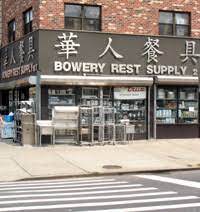 Kitchen supplies consist of commercial bakeware, such as racks, baking sheets, and braising torches, which are common products in a restaurant supply business. Bowery Restaurant Supply The City Cook Inc