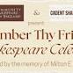 Remember Thy Friends: A Shakespeare Celebration event in Northampton, MA
