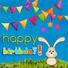 Vector illustration happy birthday bunny stock illustrations. Happy Birthday Bunny Blue Free Image On Pixabay