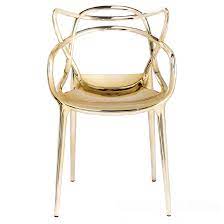 masters stoel metal kartell gouden stoelen stoelen designer stoel