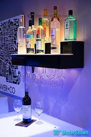 24 2 Tier Wall Mounted Liquor Display Bar Shelves W Wine Glass Rack You Can Find Out More Details At The Lin Diy Home Bar Home Bar Designs Wine Glass Rack