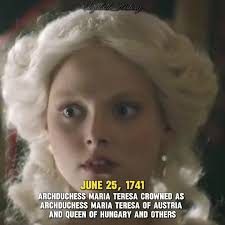 anniversary of birthday 307 of Archduchess Maria Teresa of Austria