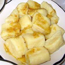 This Recipe For Polish Potato Dumplings Or Kopytka Is Made With Cooked Mashed Potatoes They Can Be Served With Butte Czech Recipes Food Potato Dumpling Recipe