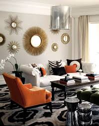 Max Azria S House Orange Rooms Living Decor Home