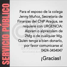 Serviciopublico Para Ramon Heredia Esposo De La Colega Jenny Munoz Quien Pueda Donarle Alpram O Serviciopublico Para Ramon H Forex Strategy Strategies Forex