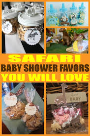 It makes for a party full of puns. Safari Baby Shower Favors