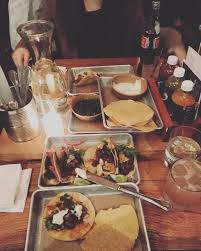 Spicy tempura battered cod served on chipotle slaw topped with cilantro and onions contains: Tacos Front Baja Fish Pork Pastor Back Cauliflower Taco Mushroom Taco Chicken Taco Etc Picture Of Bartaco West Hartford Tripadvisor