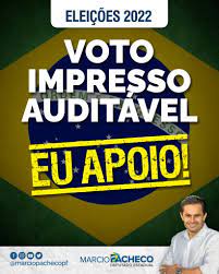 Essa ideia de que, sem voto impresso, não podemos ter eleições ou não vamos ter eleições confiáveis, na verdade, esconde talvez algum tipo. Marcio Pacheco On Twitter Voto Impresso E Auditavel Traz Transparencia E Maior Seguranca Para A Democracia Euapoio Euapoiovotoauditavelja Votoimpressoauditavelja2022 Https T Co Betq93a6of Twitter