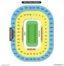 Located on the university's campus, it also hosts commencement. Notre Dame Stadium Seating Chart Seating Charts Tickets