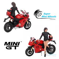 Mini GT 1:64 Ducati Panigale V4 S w Ducati Girl 682 | eBay