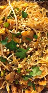 Restaurant Style Chicken Pad Thai Ready In 30 Minutes Recipe Thai Food Dishes Thai Recipes Thai Recipes Noodles