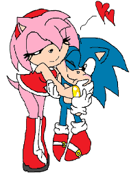 Resultado de imagen para classic sonic besa a amy rose