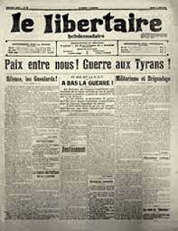 La cinquième année de la guerre a commencé. Archivo Le Libertaire 1er Aout 1914 Jpg Wikipedia La Enciclopedia Libre