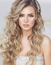 New Hairstyles Wedding For Long Hair Loose Waves Ideas Hair Wedding Hairstyles Loose Hairstyles Long Hair Styles Curls For Long Hair