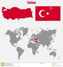 Türkei standort auf weltkarte türkei land in der weltkarte (west. Die Turkei Karte Auf Einer Weltkarte Mit Flaggen Und Kartenzeiger Auch Im Corel Abgehobenen Betrag Vektor Abbildung Illustration Von Geometrisch Kugel 84866356