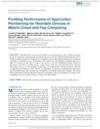 pdf profiling performance of application partitioning for