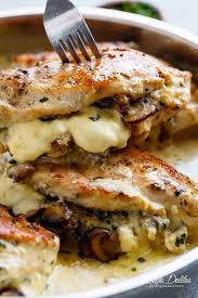 Cheesy Garlic Butter Mushroom Stuffed Chicken Recipes Chicken Parmesan Recipes Chicken Recipes