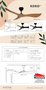 3 blades, 4 blades, 5 blades, 52 inches, 56 inches or 60 inches blade, with light or without light? Alpha Alkova Koko Caramel Mb 56 Inch Dc Motor Ceiling Fan With 3 Blades 7 2 Speed Remote Alkova Alpha Ceiling Fan Ceiling Fan Selangor Malaysia Kuala Lumpur Kl