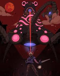 Legend Of Zelda Breath Of The Wild Art Link Vs Guardian Stalker Enemy Botw Sebbyling Art Zelda Art Legend Of Zelda Legend Of Zelda Breath